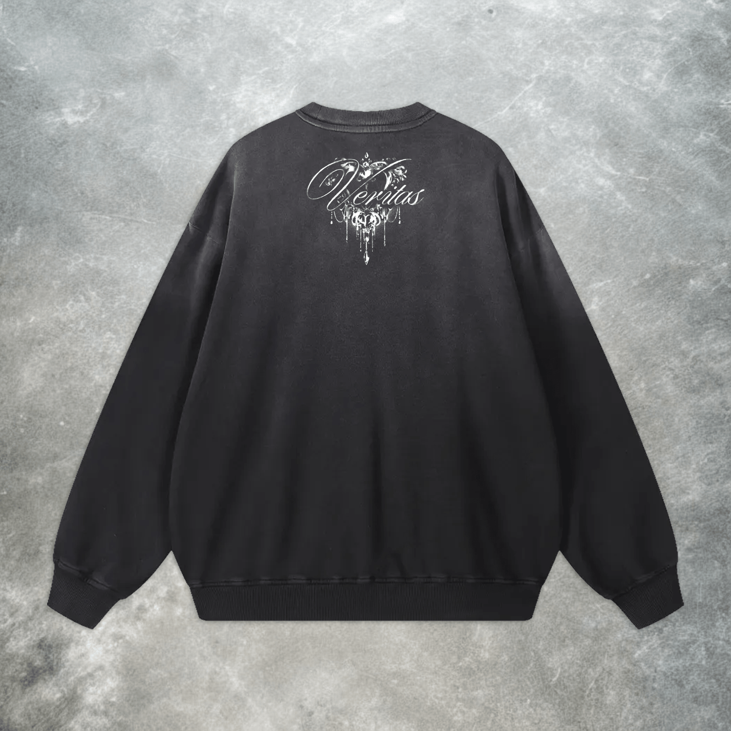 Script Gradient Crewneck - VERITAS