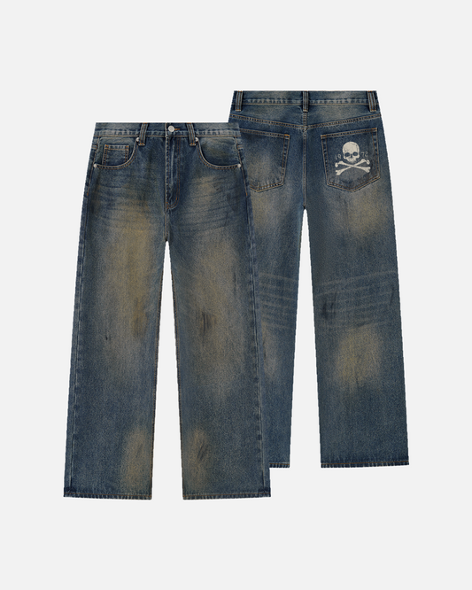 BONE WASH DENIM