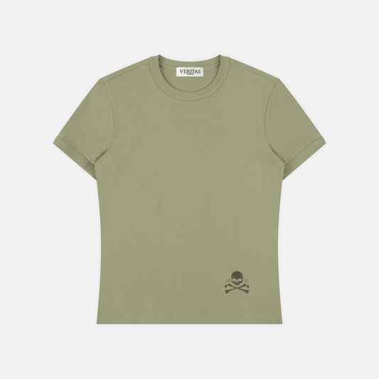 ARMY GREEN SLIM TEE - VERITAS