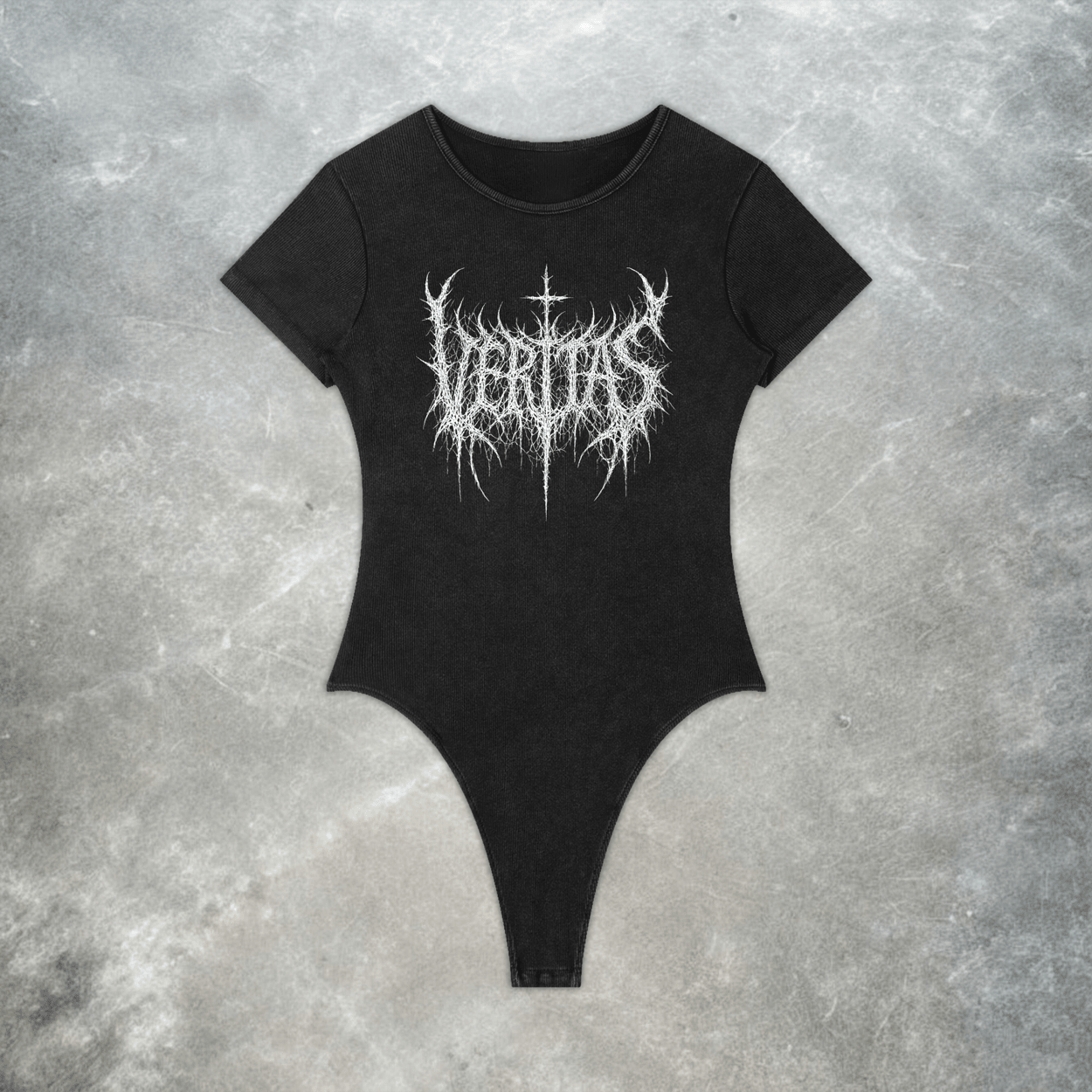 BLACK METAL BODYSUIT - VERITAS