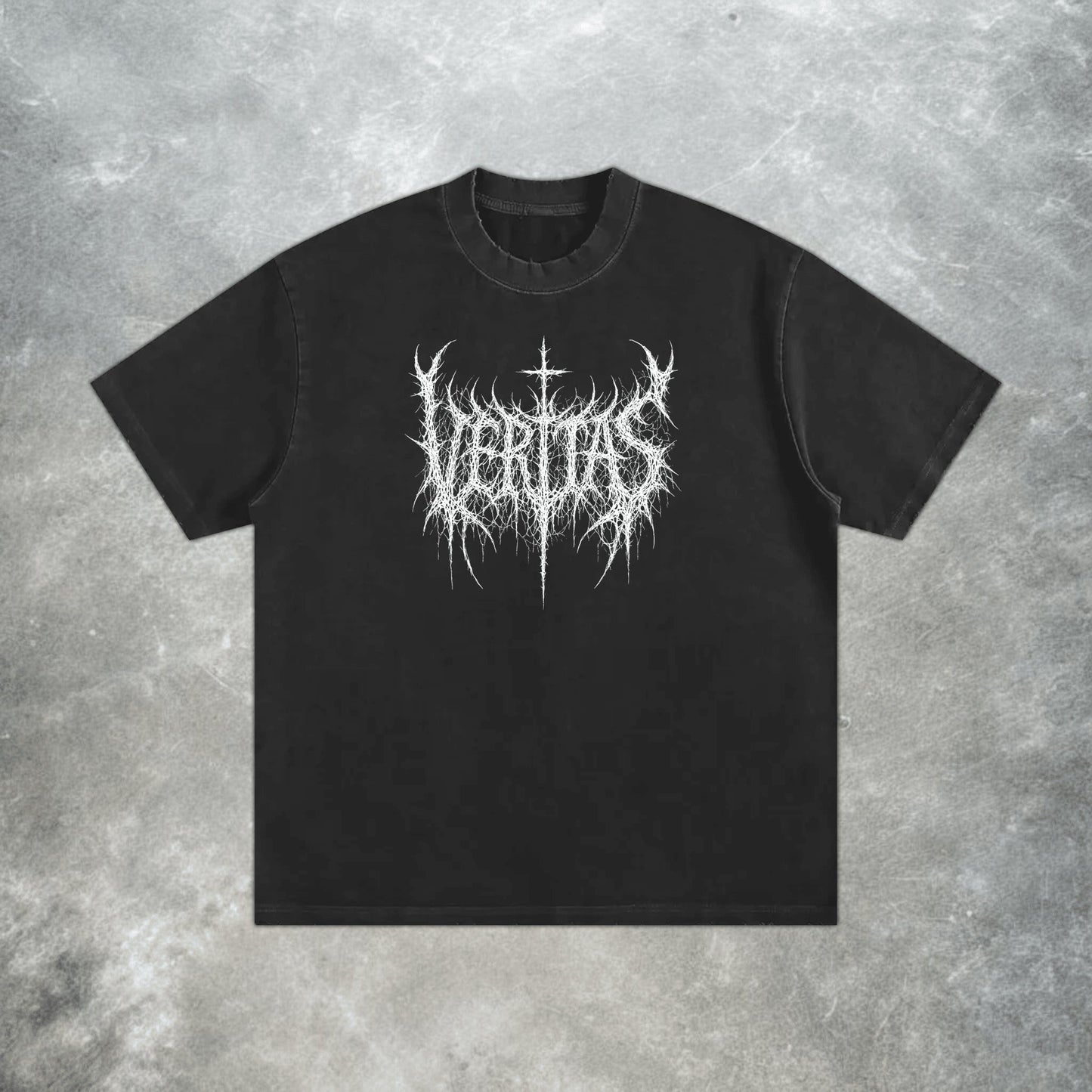 BLACK METAL TEE - VERITAS