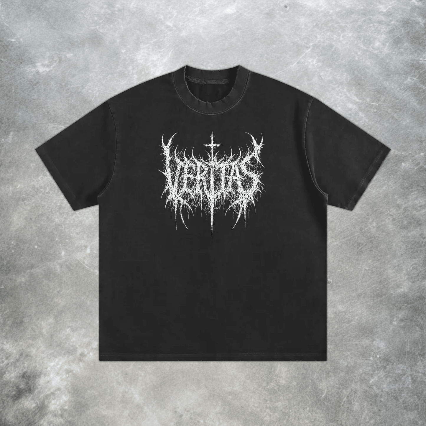 BLACK METAL TEE - VERITAS