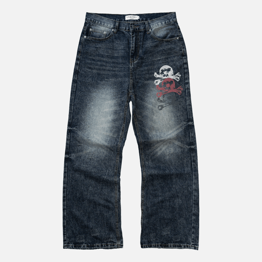 BOOTCUT SKULL DENIM - VERITAS