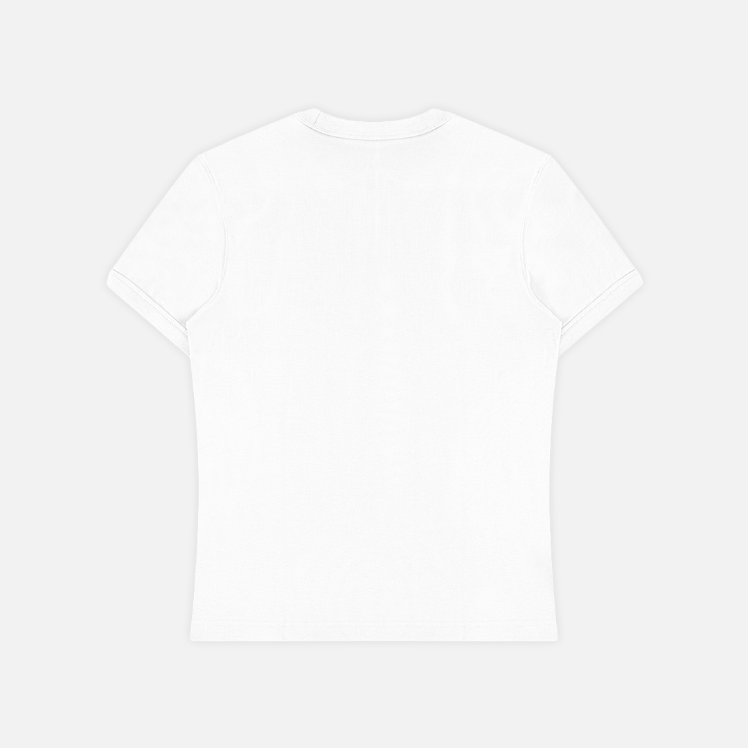 Slim,Tee,Autumn,White