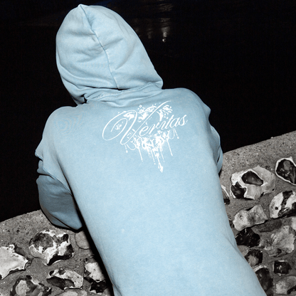 GLACIER SCRIPT HOODIE - VERITAS