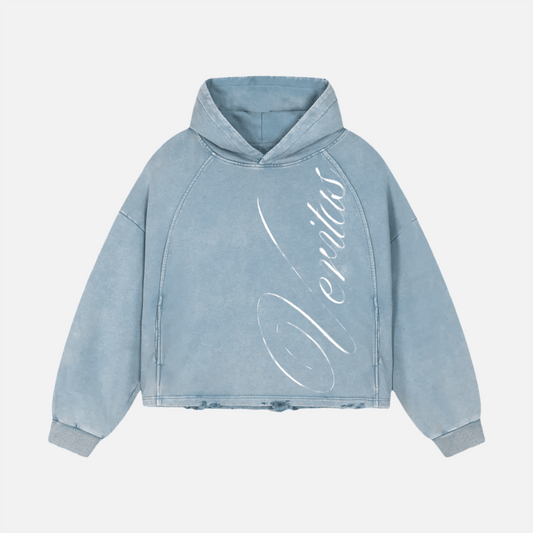 GLACIER SCRIPT HOODIE - VERITAS