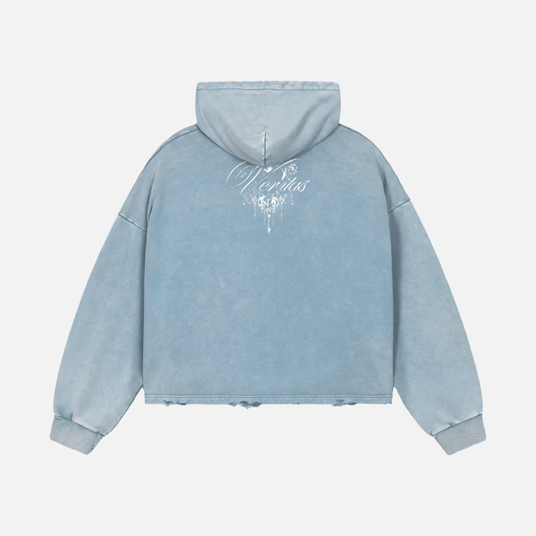 GLACIER SCRIPT HOODIE - VERITAS