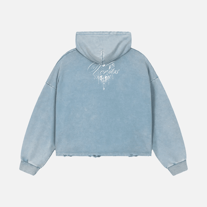 GLACIER SCRIPT HOODIE - VERITAS