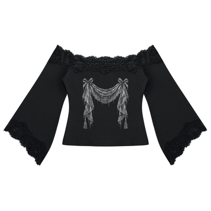 Morgue Lace Top - VERITAS