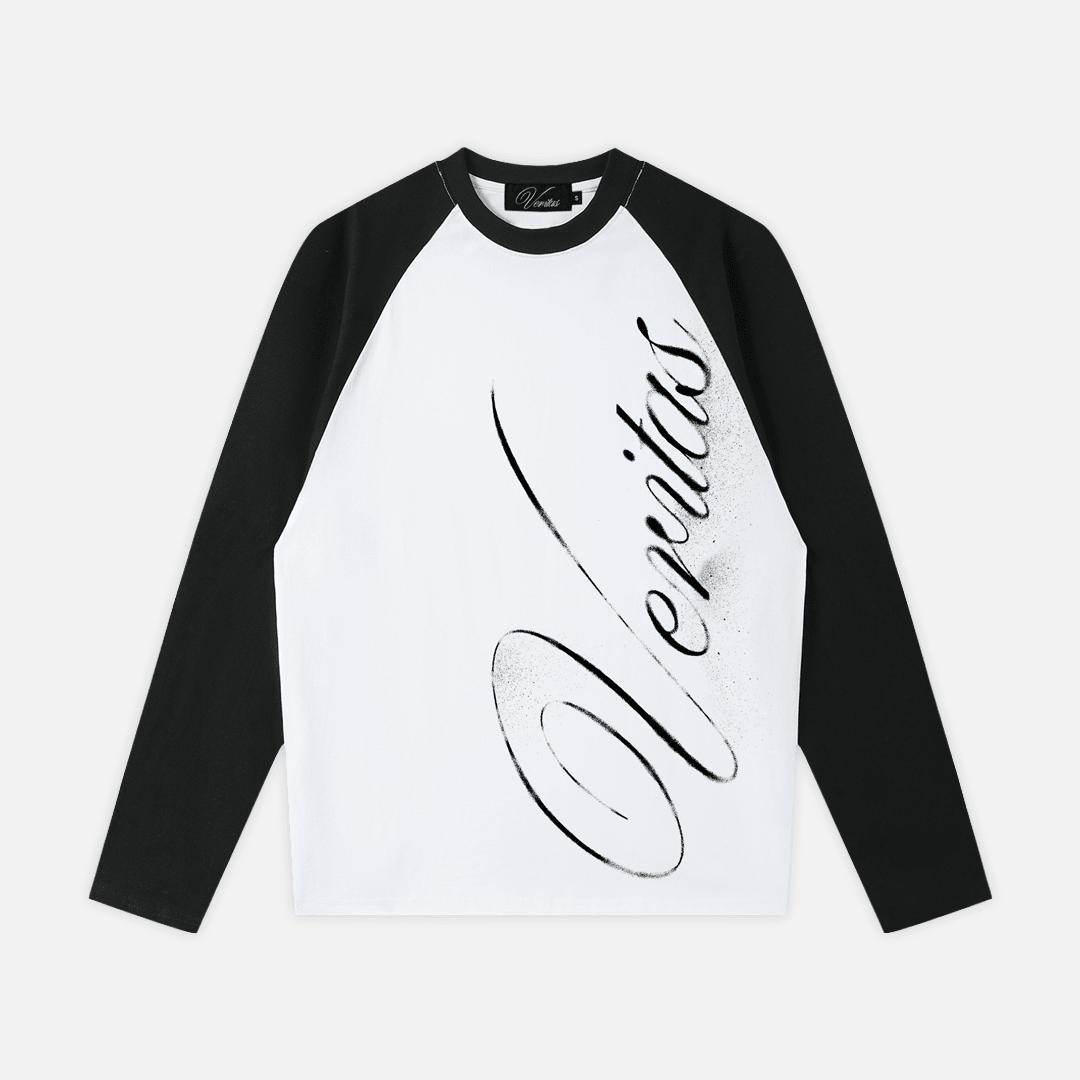 SCRIPT BASEBALL TEE - VERITAS