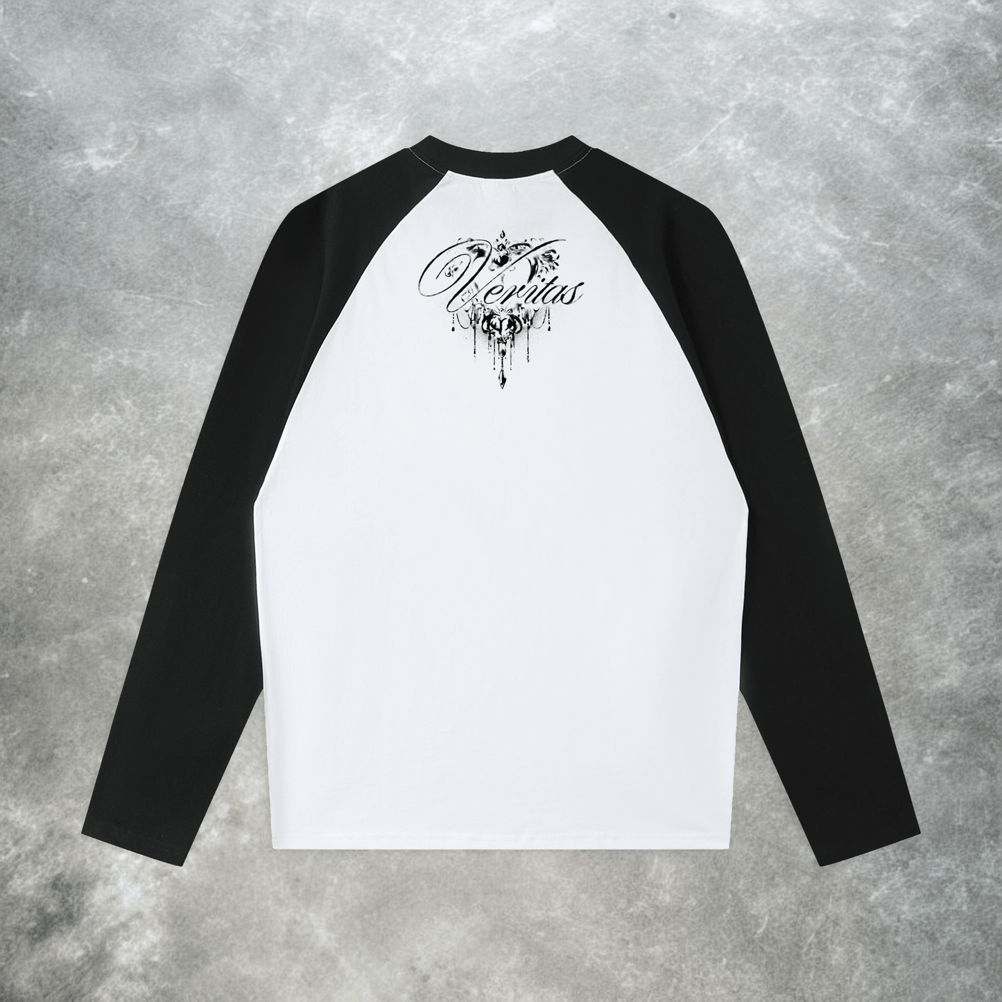 SCRIPT BASEBALL TEE - VERITAS