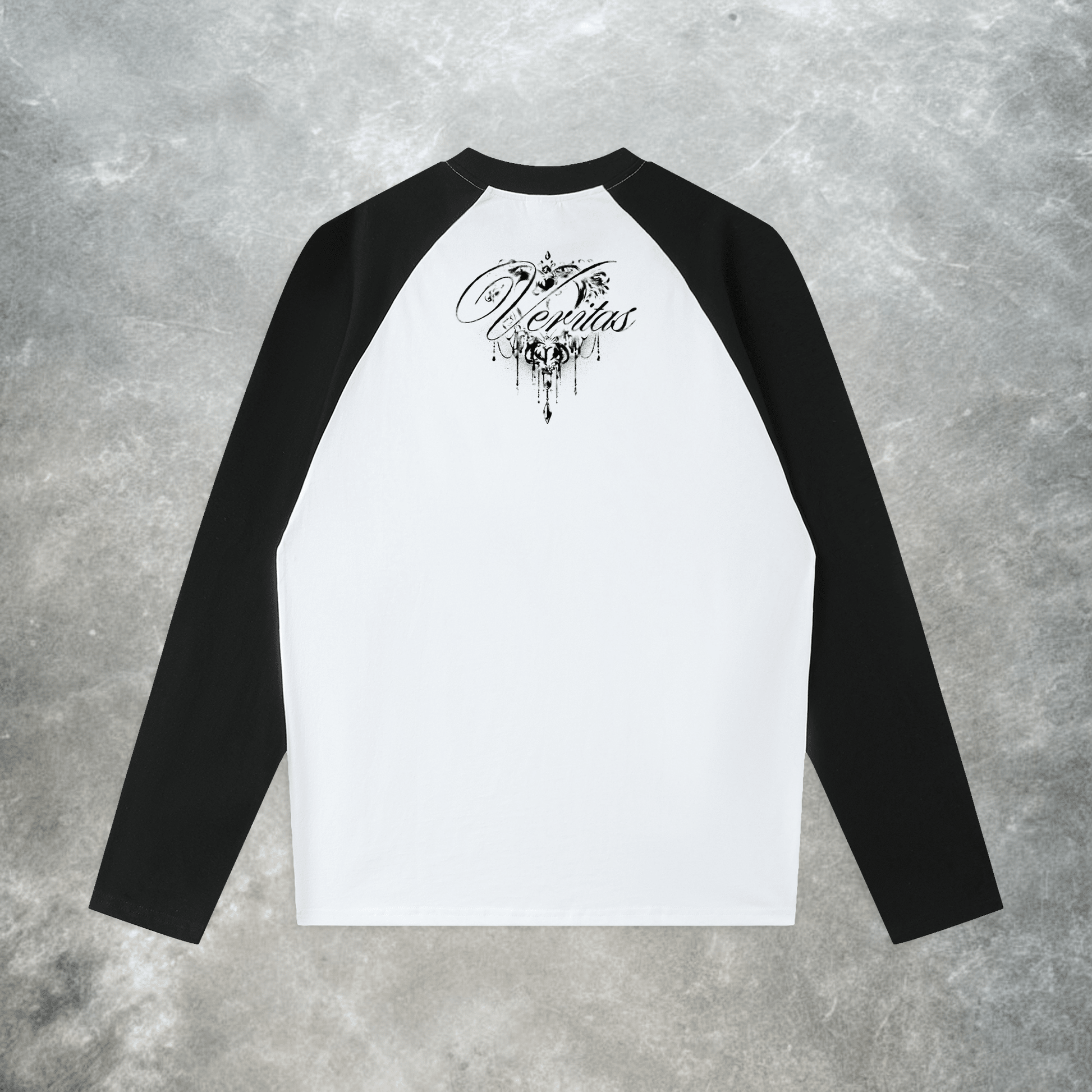 SCRIPT BASEBALL TEE - VERITAS