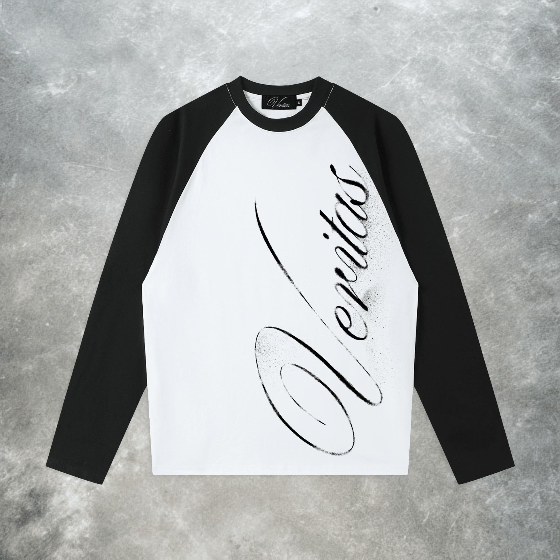 SCRIPT BASEBALL TEE - VERITAS