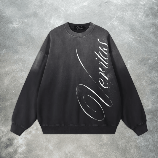 SCRIPT GRADIENT CREWNECK - VERITAS