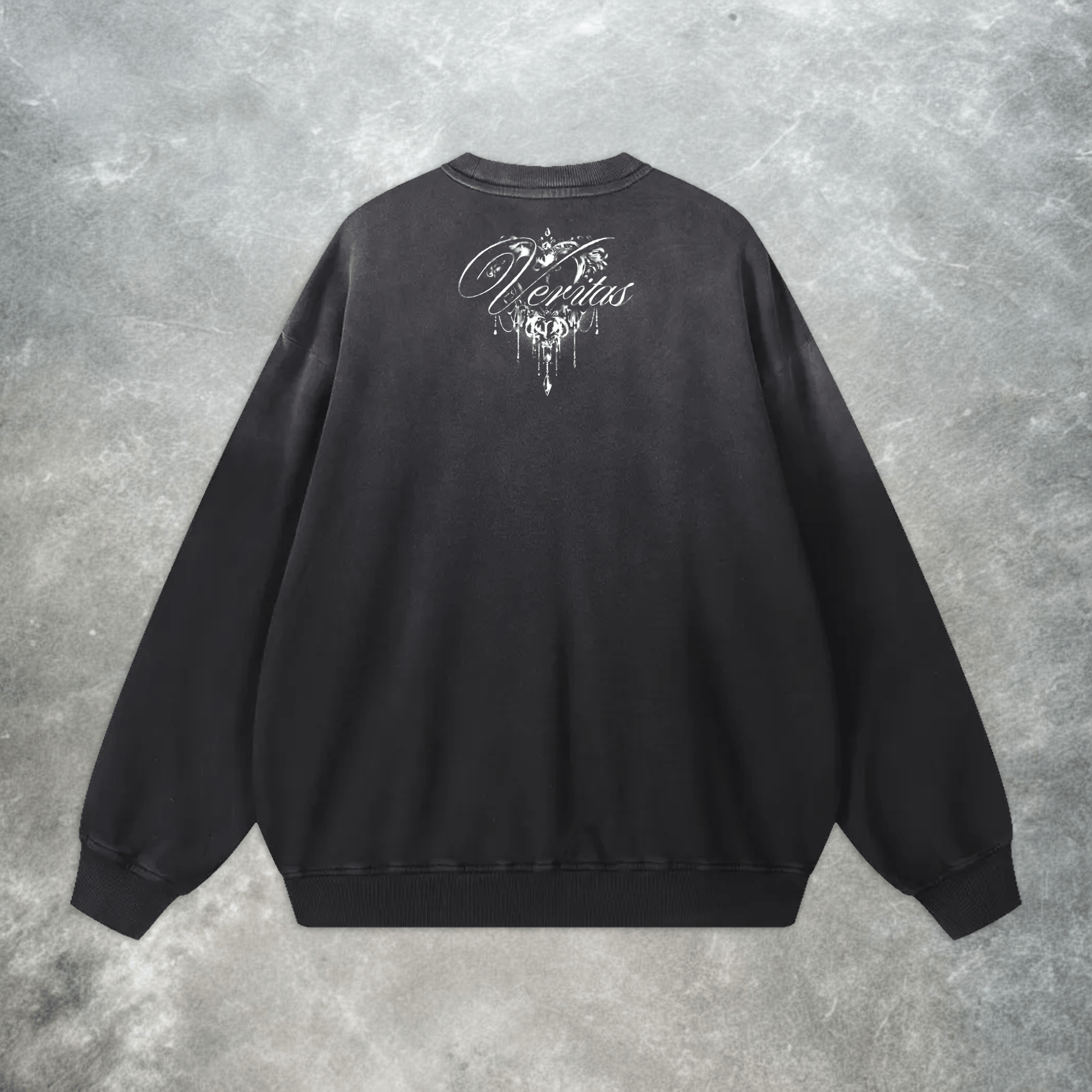 Script Gradient Crewneck - VERITAS