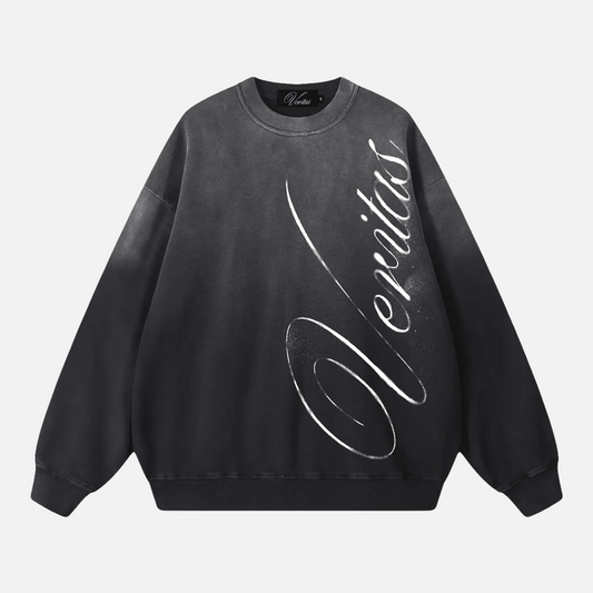SCRIPT GRADIENT CREWNECK - VERITAS